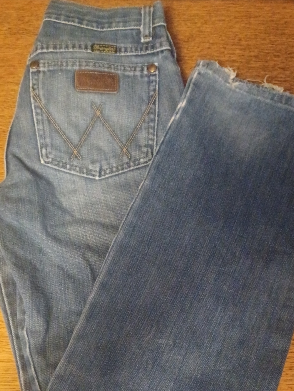 Wrangler Boys Blue Relaxed Retro Boot Cut Jeans 14 Reg